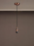 Luminosity Designs Ltd - Amber 11cm Switched Pendant Light (FRAME ONLY) 1.5m, 1 x E27, 3 Core Twisted Braided Cable - Luminosity Designs Ltd
