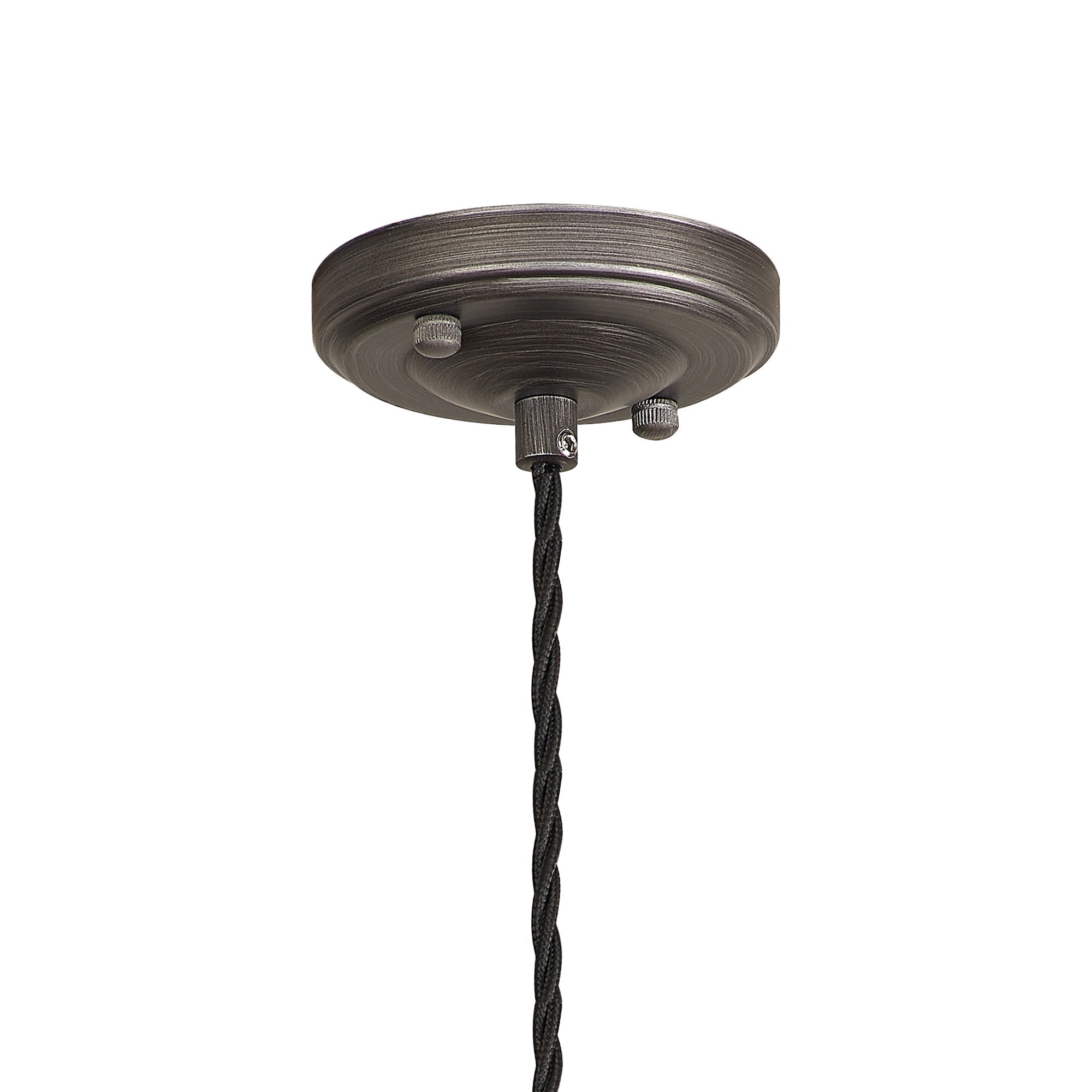 Luminosity Designs Ltd - Amber 11cm Switched Pendant Light (FRAME ONLY) 1.5m, 1 x E27, 3 Core Twisted Braided Cable - Luminosity Designs Ltd