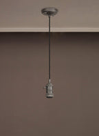 Luminosity Designs Ltd - Amber 11cm Switched Pendant Light (FRAME ONLY) 1.5m, 1 x E27, 3 Core Twisted Braided Cable - Luminosity Designs Ltd