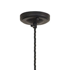 Luminosity Designs Ltd - Amber 11cm Switched Pendant Light (FRAME ONLY) 1.5m, 1 x E27, 3 Core Twisted Braided Cable - Luminosity Designs Ltd