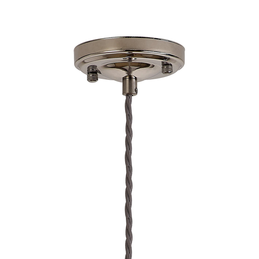Luminosity Designs Ltd - Amber 11cm Switched Pendant Light (FRAME ONLY) 1.5m, 1 x E27, 3 Core Twisted Braided Cable - Luminosity Designs Ltd