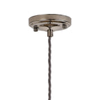 Luminosity Designs Ltd - Amber 11cm Switched Pendant Light (FRAME ONLY) 1.5m, 1 x E27, 3 Core Twisted Braided Cable - Luminosity Designs Ltd
