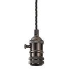 Luminosity Designs Ltd - Amber 11cm Switched Pendant Light (FRAME ONLY) 1.5m, 1 x E27, 3 Core Twisted Braided Cable - Luminosity Designs Ltd