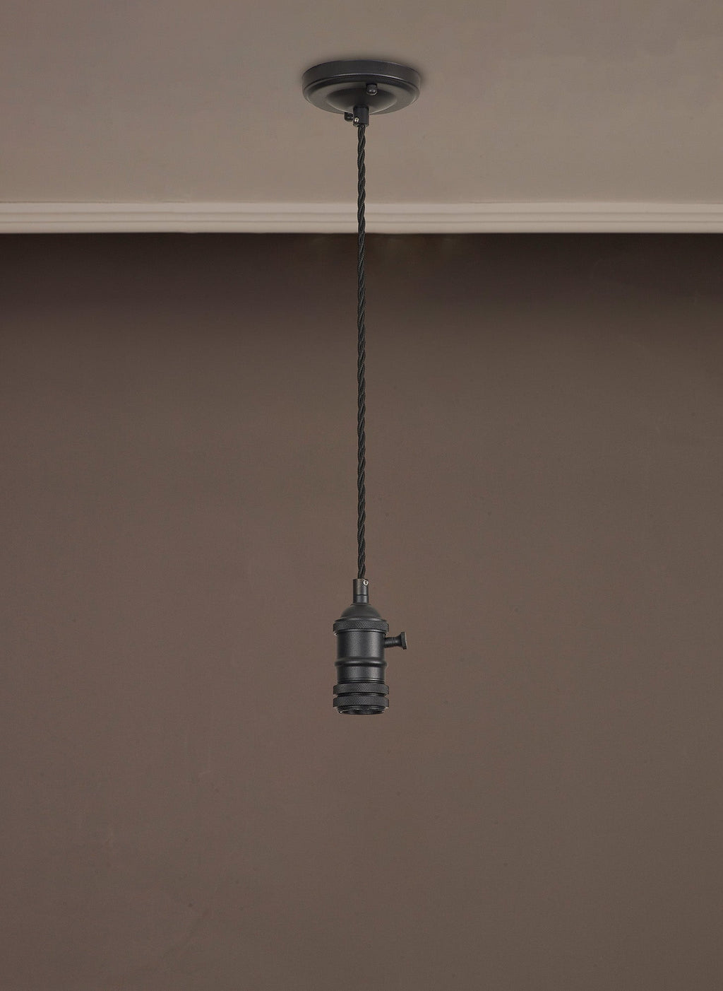 Luminosity Designs Ltd - Amber 11cm Switched Pendant Light (FRAME ONLY) 1.5m, 1 x E27, 3 Core Twisted Braided Cable - Luminosity Designs Ltd