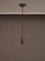 Luminosity Designs Ltd - Amber 11cm Switched Pendant Light (FRAME ONLY) 1.5m, 1 x E27, 3 Core Twisted Braided Cable - Luminosity Designs Ltd