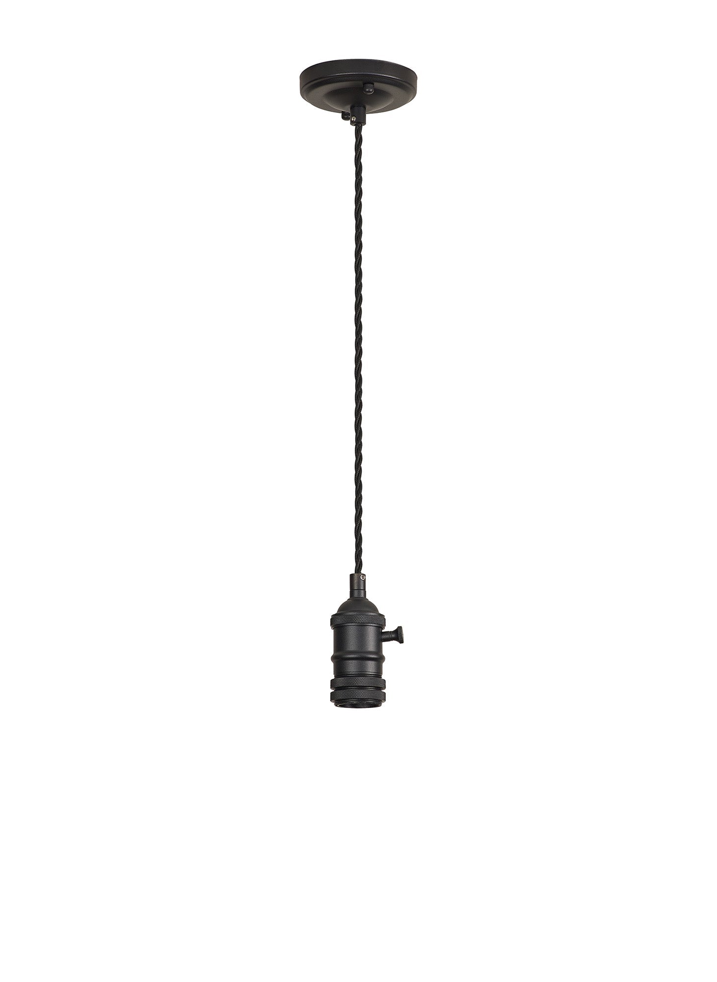 Luminosity Designs Ltd - Amber 11cm Switched Pendant Light (FRAME ONLY) 1.5m, 1 x E27, 3 Core Twisted Braided Cable - Luminosity Designs Ltd