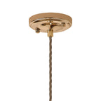 Luminosity Designs Ltd - Amber 11cm Switched Pendant Light (FRAME ONLY) 1.5m, 1 x E27, 3 Core Twisted Braided Cable - Luminosity Designs Ltd