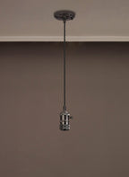 Luminosity Designs Ltd - Amber 11cm Switched Pendant Light (FRAME ONLY) 1.5m, 1 x E27, 3 Core Twisted Braided Cable - Luminosity Designs Ltd