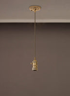 Luminosity Designs Ltd - Amber 11cm Switched Pendant Light (FRAME ONLY) 1.5m, 1 x E27, 3 Core Twisted Braided Cable - Luminosity Designs Ltd