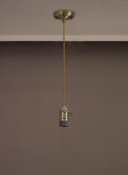 Luminosity Designs Ltd - Amber 11cm Switched Pendant Light (FRAME ONLY) 1.5m, 1 x E27, 3 Core Twisted Braided Cable - Luminosity Designs Ltd