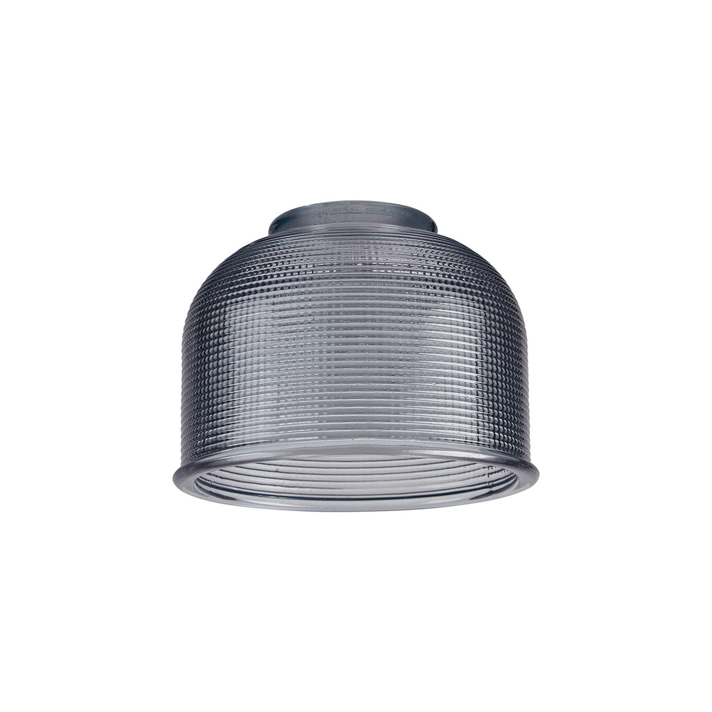 Luminosity Designs Ltd - Amber 14.5x11cm Prismatic Dome Glass Shade (D) With Raised Edge - 10 Colours - Luminosity Designs Ltd