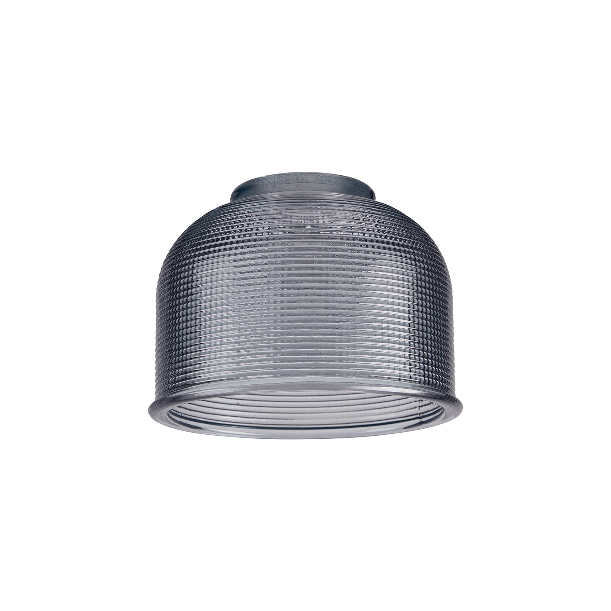 Luminosity Designs Ltd - Amber 14.5x11cm Prismatic Dome Glass Shade (D) With Raised Edge - 10 Colours - Luminosity Designs Ltd