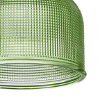 Luminosity Designs Ltd - Amber 14.5x11cm Prismatic Dome Glass Shade (D) With Raised Edge - 10 Colours - Luminosity Designs Ltd