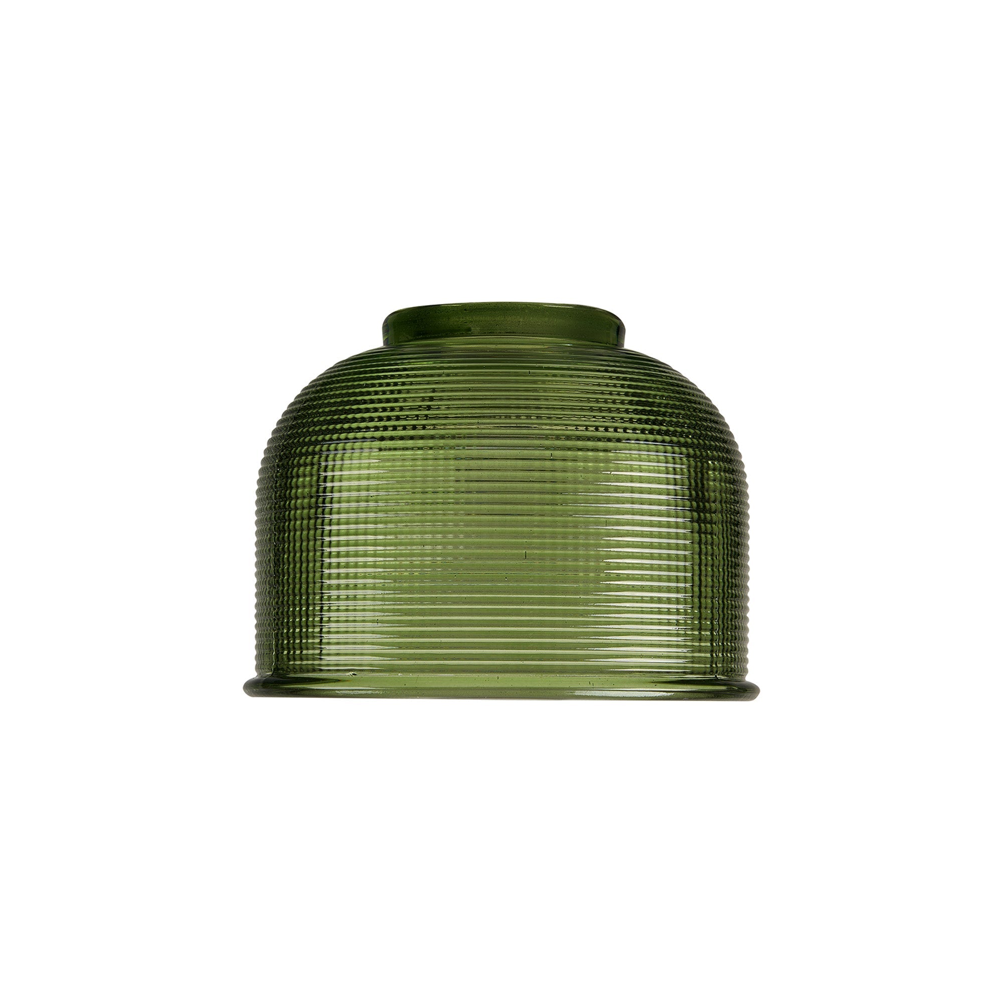 Luminosity Designs Ltd - Amber 14.5x11cm Prismatic Dome Glass Shade (D) With Raised Edge - 10 Colours - Luminosity Designs Ltd