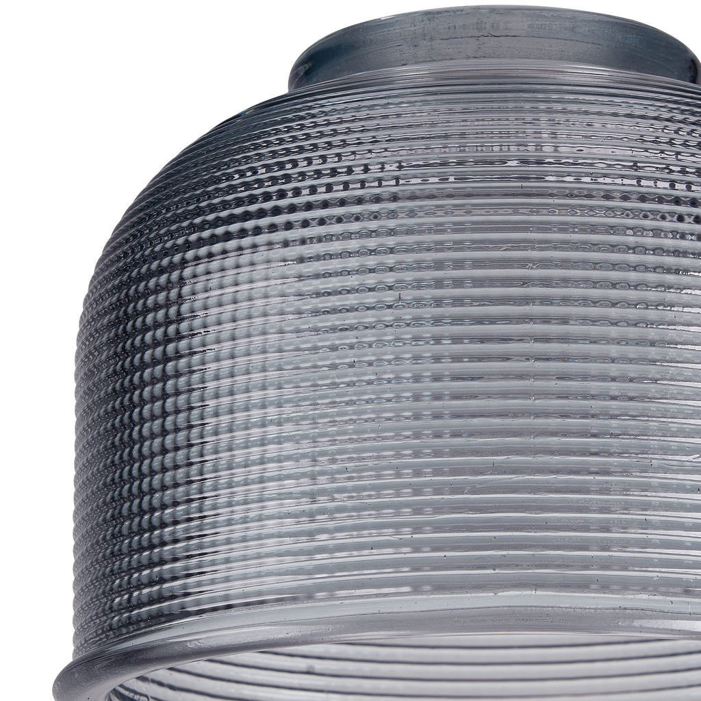 Luminosity Designs Ltd - Amber 14.5x11cm Prismatic Dome Glass Shade (D) With Raised Edge - 10 Colours - Luminosity Designs Ltd