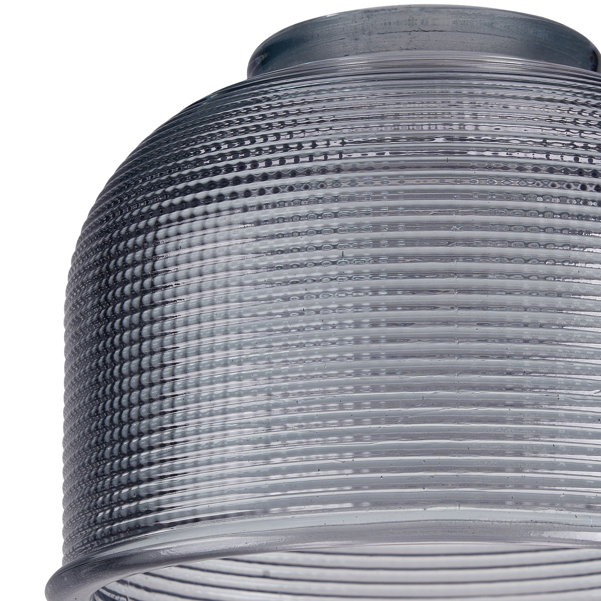Luminosity Designs Ltd - Amber 14.5x11cm Prismatic Dome Glass Shade (D) With Raised Edge - 10 Colours - Luminosity Designs Ltd