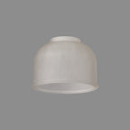 Luminosity Designs Ltd - Amber 14.5x11cm Prismatic Dome Glass Shade (D) With Raised Edge - 10 Colours - Luminosity Designs Ltd