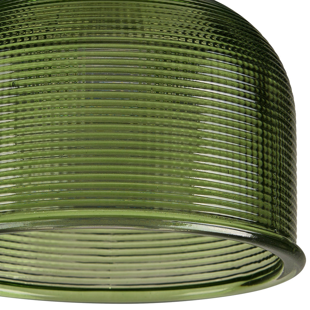 Luminosity Designs Ltd - Amber 14.5x11cm Prismatic Dome Glass Shade (D) With Raised Edge - 10 Colours - Luminosity Designs Ltd