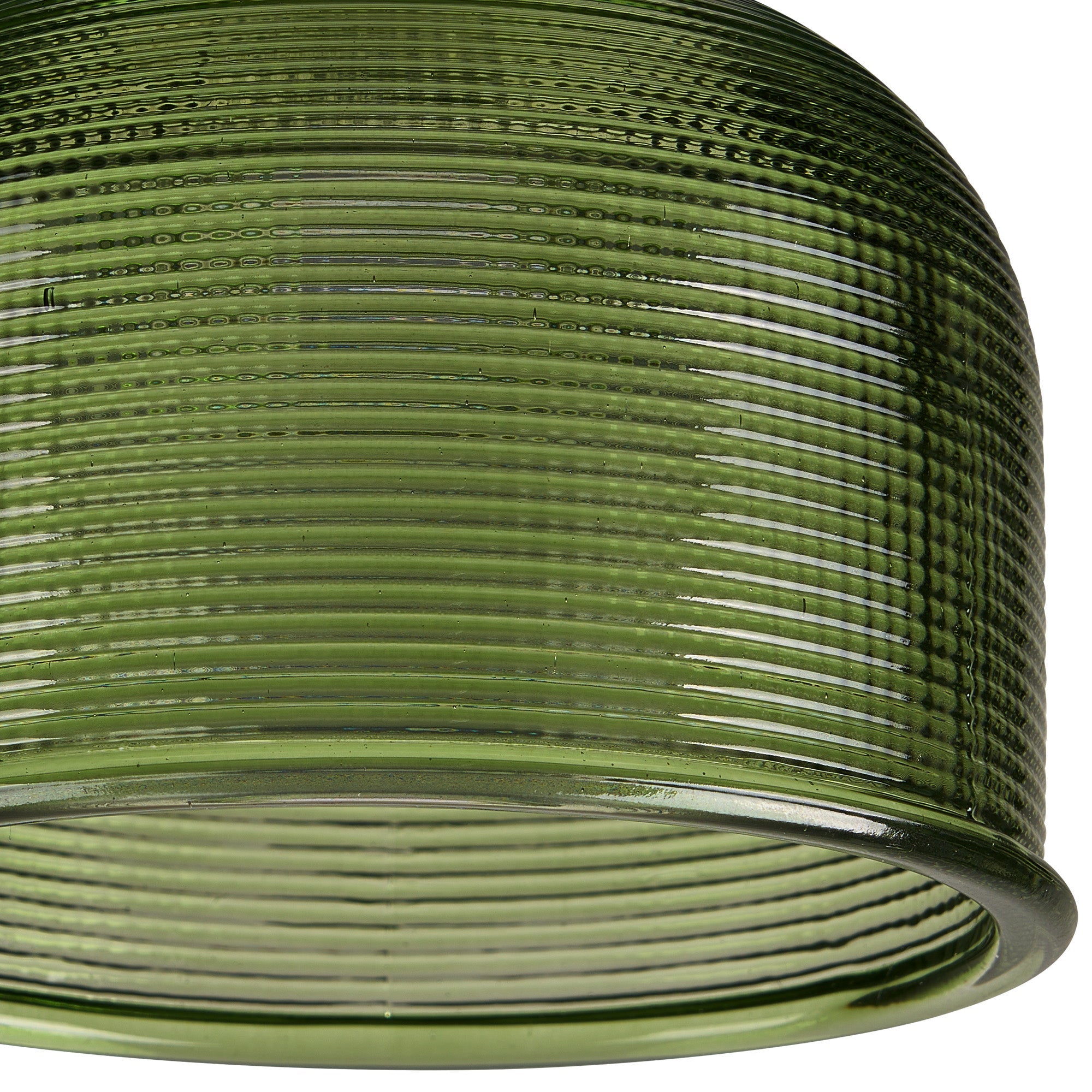 Luminosity Designs Ltd - Amber 14.5x11cm Prismatic Dome Glass Shade (D) With Raised Edge - 10 Colours - Luminosity Designs Ltd