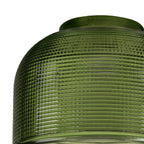 Luminosity Designs Ltd - Amber 14.5x11cm Prismatic Dome Glass Shade (D) With Raised Edge - 10 Colours - Luminosity Designs Ltd