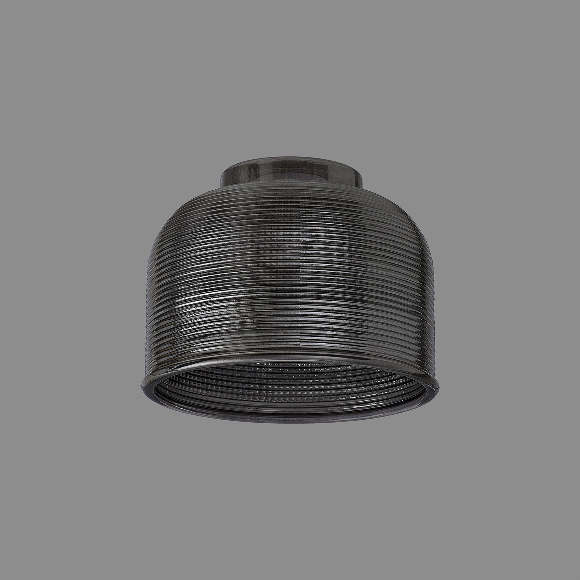 Luminosity Designs Ltd - Amber 14.5x11cm Prismatic Dome Glass Shade (D) With Raised Edge - 10 Colours - Luminosity Designs Ltd