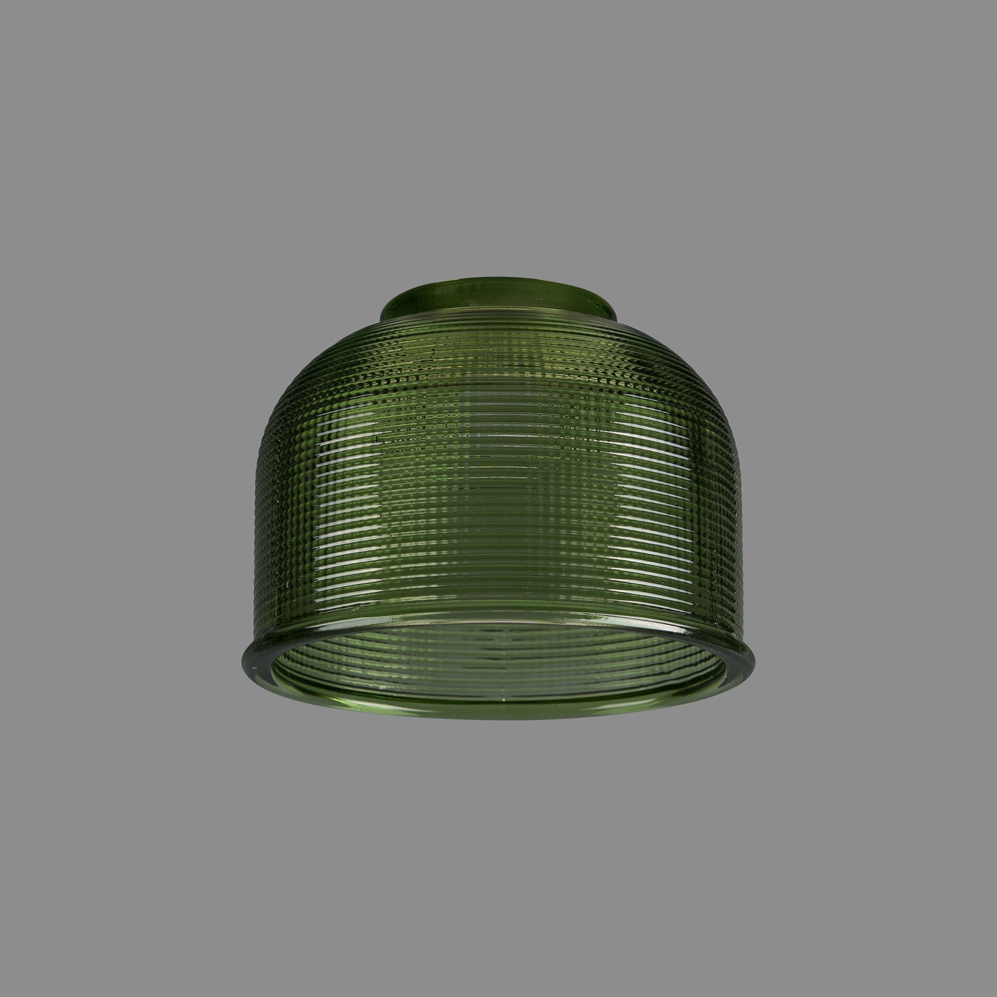 Luminosity Designs Ltd - Amber 14.5x11cm Prismatic Dome Glass Shade (D) With Raised Edge - 10 Colours - Luminosity Designs Ltd