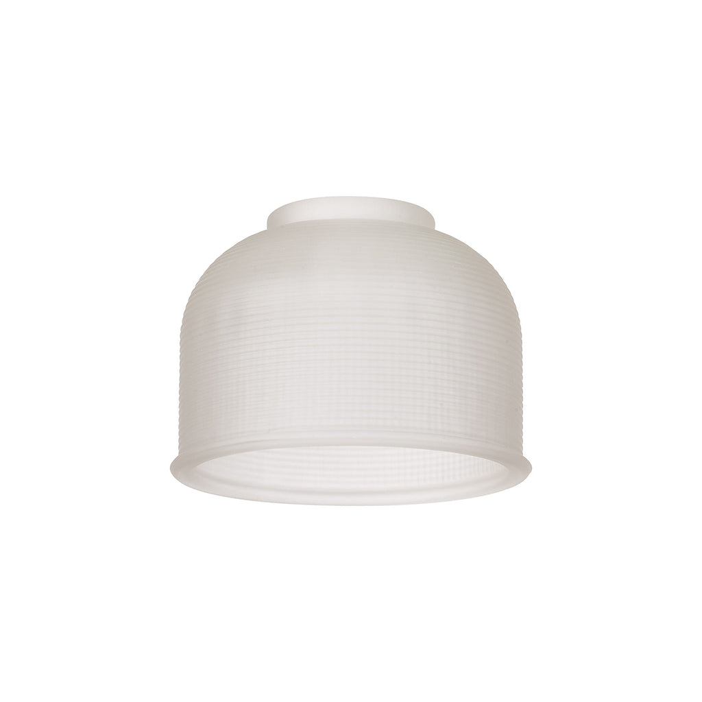 Luminosity Designs Ltd - Amber 14.5x11cm Prismatic Dome Glass Shade (D) With Raised Edge - 10 Colours - Luminosity Designs Ltd