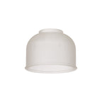Luminosity Designs Ltd - Amber 14.5x11cm Prismatic Dome Glass Shade (D) With Raised Edge - 10 Colours - Luminosity Designs Ltd