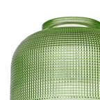 Luminosity Designs Ltd - Amber 14.5x11cm Prismatic Dome Glass Shade (D) With Raised Edge - 10 Colours - Luminosity Designs Ltd