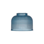 Luminosity Designs Ltd - Amber 14.5x11cm Prismatic Dome Glass Shade (D) With Raised Edge - 10 Colours - Luminosity Designs Ltd
