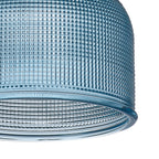 Luminosity Designs Ltd - Amber 14.5x11cm Prismatic Dome Glass Shade (D) With Raised Edge - 10 Colours - Luminosity Designs Ltd