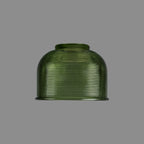 Luminosity Designs Ltd - Amber 14.5x11cm Prismatic Dome Glass Shade (D) With Raised Edge - 10 Colours - Luminosity Designs Ltd