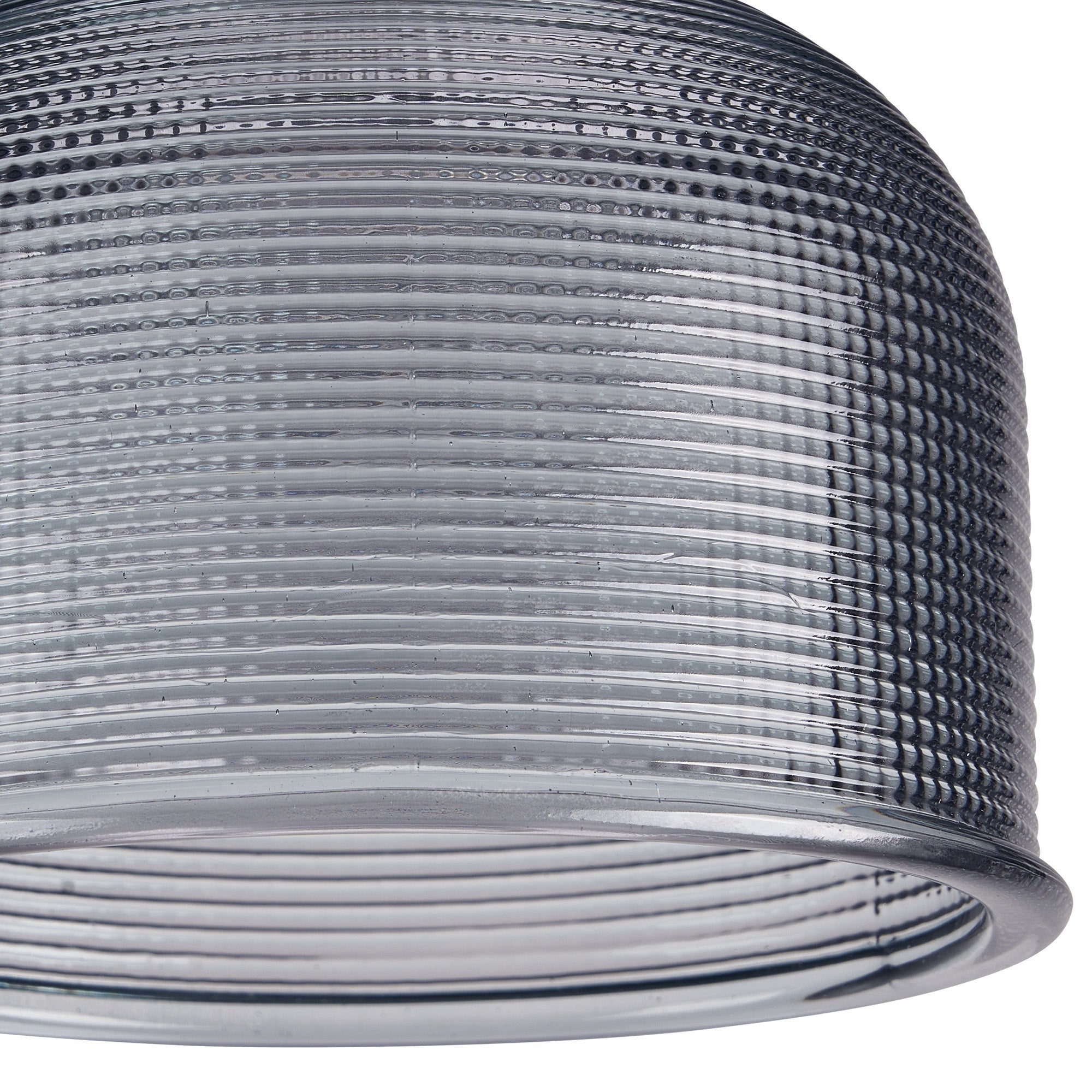 Luminosity Designs Ltd - Amber 14.5x11cm Prismatic Dome Glass Shade (D) With Raised Edge - 10 Colours - Luminosity Designs Ltd