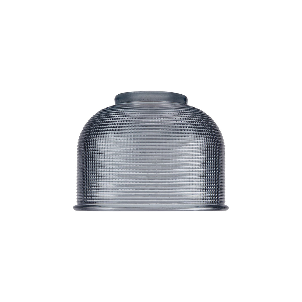 Luminosity Designs Ltd - Amber 14.5x11cm Prismatic Dome Glass Shade (D) With Raised Edge - 10 Colours - Luminosity Designs Ltd