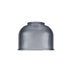 Luminosity Designs Ltd - Amber 14.5x11cm Prismatic Dome Glass Shade (D) With Raised Edge - 10 Colours - Luminosity Designs Ltd