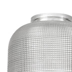 Luminosity Designs Ltd - Amber 14.5x11cm Prismatic Dome Glass Shade (D) With Raised Edge - 10 Colours - Luminosity Designs Ltd