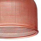 Luminosity Designs Ltd - Amber 14.5x11cm Prismatic Dome Glass Shade (D) With Raised Edge - 10 Colours - Luminosity Designs Ltd