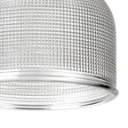 Luminosity Designs Ltd - Amber 14.5x11cm Prismatic Dome Glass Shade (D) With Raised Edge - 10 Colours - Luminosity Designs Ltd