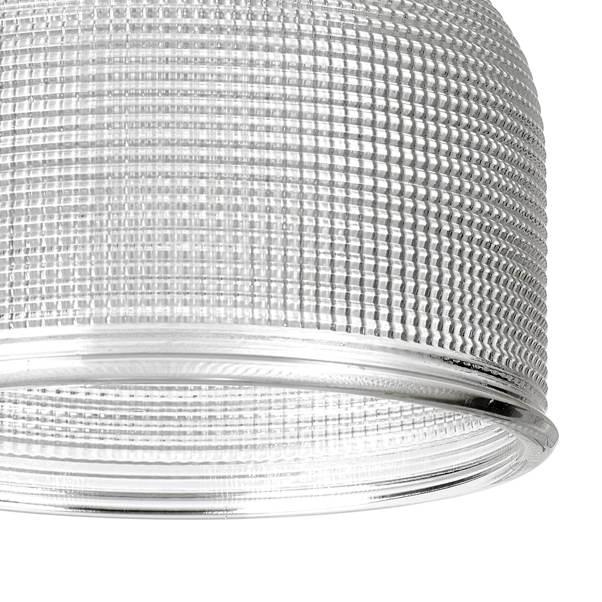 Luminosity Designs Ltd - Amber 14.5x11cm Prismatic Dome Glass Shade (D) With Raised Edge - 10 Colours - Luminosity Designs Ltd