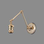Luminosity Designs Ltd - Amber Adjustable Wall Lamp Switched (FRAME ONLY, NO SHADE), 1 x E27 - Luminosity Designs Ltd