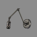 Luminosity Designs Ltd - Amber Adjustable Wall Lamp Switched (FRAME ONLY, NO SHADE), 1 x E27 - Luminosity Designs Ltd