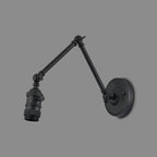 Luminosity Designs Ltd - Amber Adjustable Wall Lamp Switched (FRAME ONLY, NO SHADE), 1 x E27 - Luminosity Designs Ltd