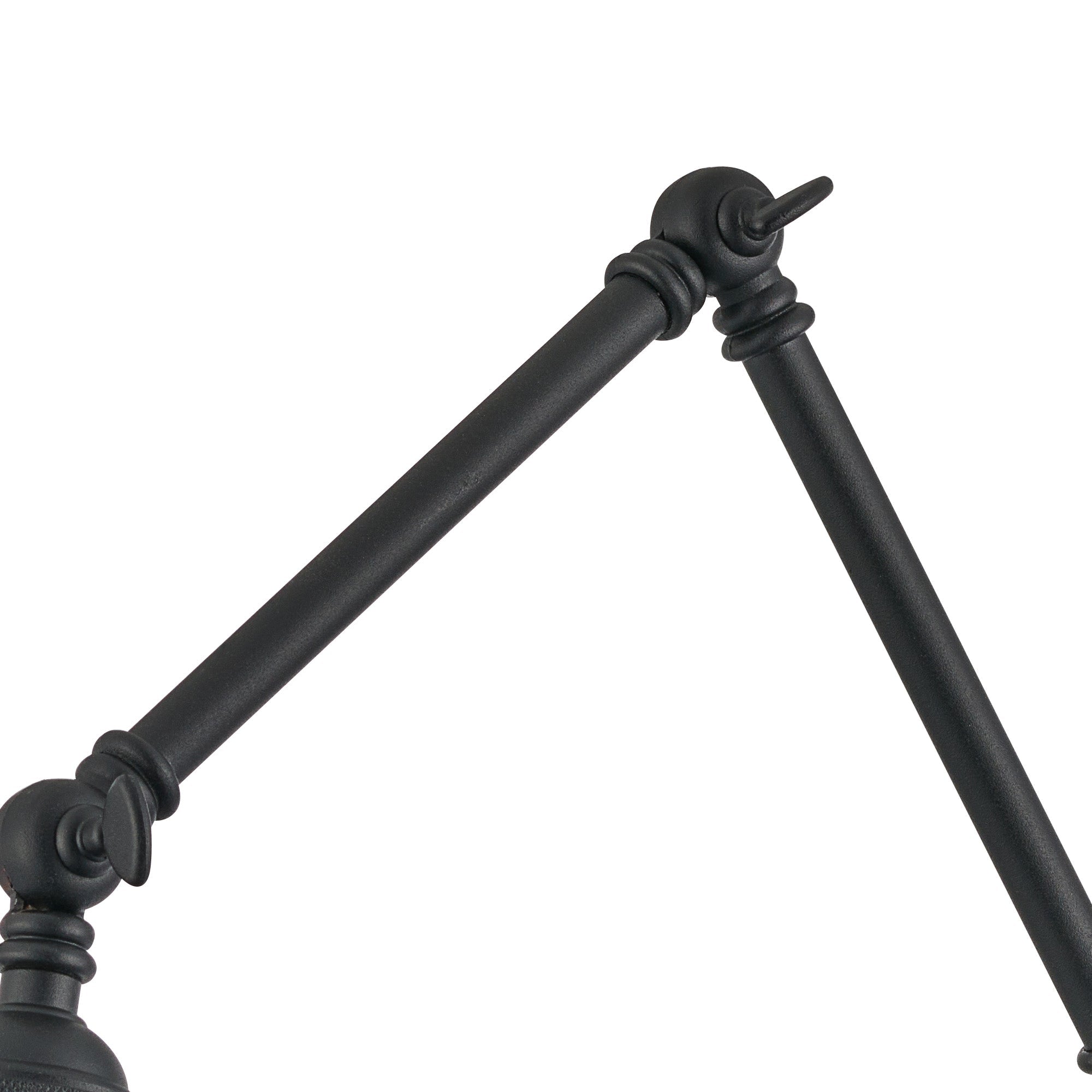 Luminosity Designs Ltd - Amber Adjustable Wall Lamp Switched (FRAME ONLY, NO SHADE), 1 x E27 - Luminosity Designs Ltd