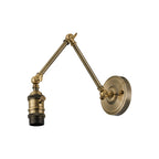 Luminosity Designs Ltd - Amber Adjustable Wall Lamp Switched (FRAME ONLY, NO SHADE), 1 x E27 - Luminosity Designs Ltd