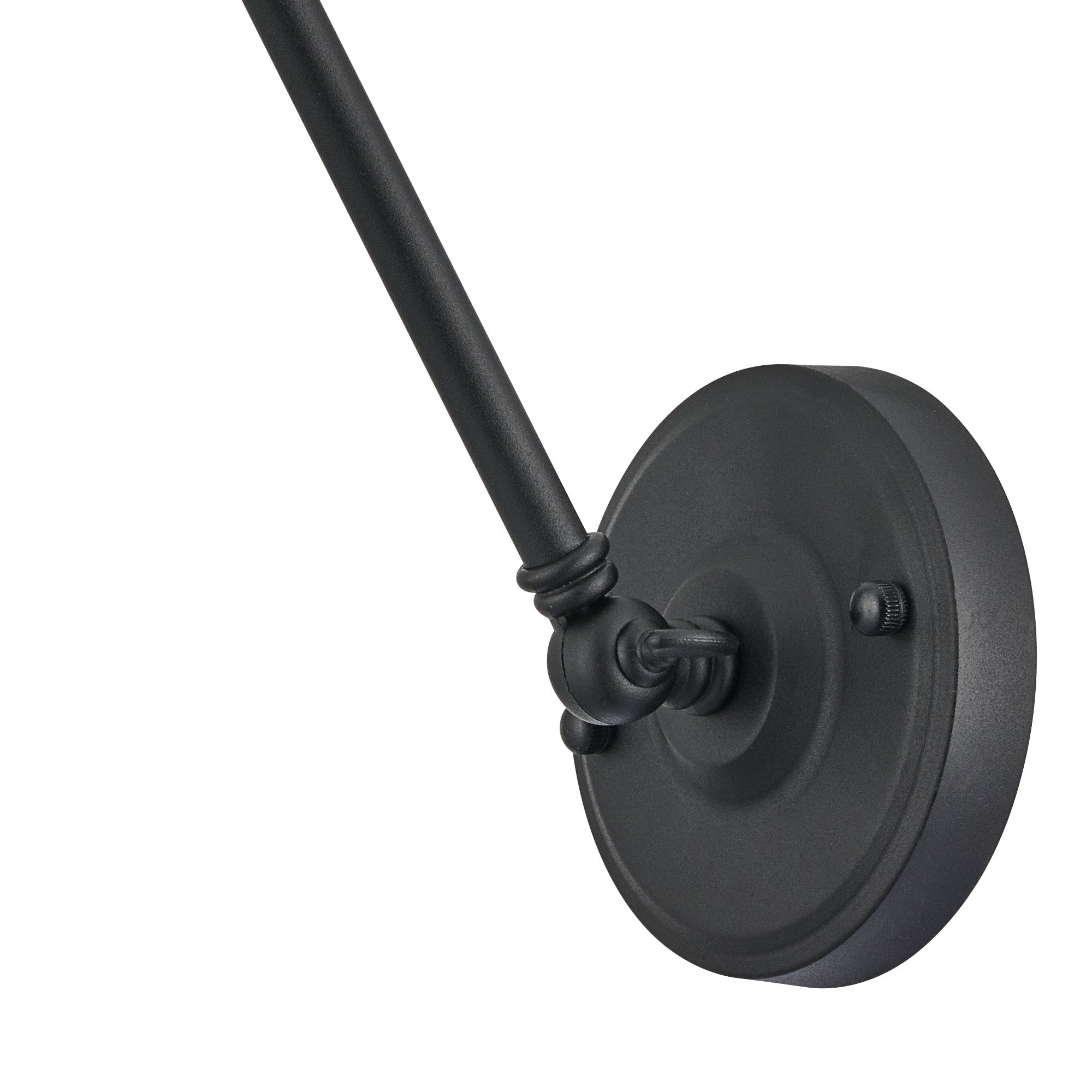 Luminosity Designs Ltd - Amber Adjustable Wall Lamp Switched (FRAME ONLY, NO SHADE), 1 x E27 - Luminosity Designs Ltd