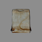 Luminosity Designs Ltd - Amber Square Cloudy Glass Shade (B), Brown / Clear, E27 - Luminosity Designs Ltd