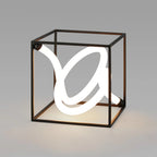 Luminosity Designs Ltd - Ambrosia 20cm Table Lamp, 1 Spiral, 11W LED, Touch Dimmable, 3000K, 1100lm, Sand Black - Luminosity Designs Ltd