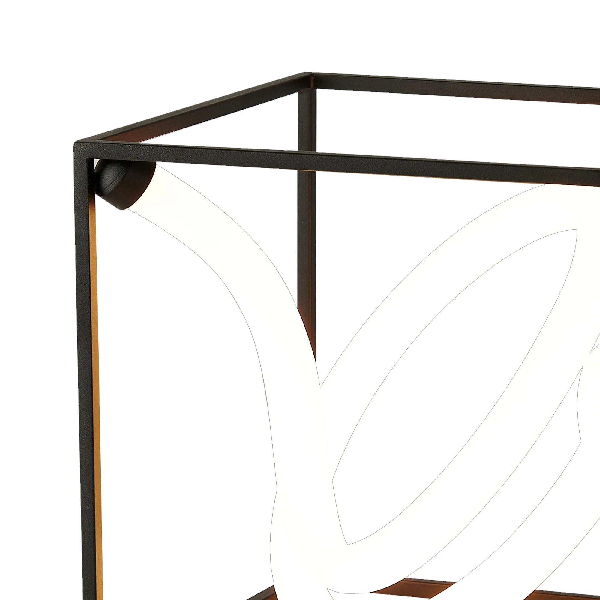 Luminosity Designs Ltd - Ambrosia 20cm Table Lamp, 1 Spiral, 11W LED, Touch Dimmable, 3000K, 1100lm, Sand Black - Luminosity Designs Ltd