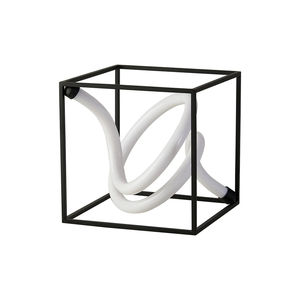 Luminosity Designs Ltd - Ambrosia 20cm Table Lamp, 1 Spiral, 11W LED, Touch Dimmable, 3000K, 1100lm, Sand Black - Luminosity Designs Ltd