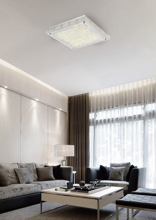 Diyas - Amelia Large Square Ceiling - Luminosity Designs Ltd
